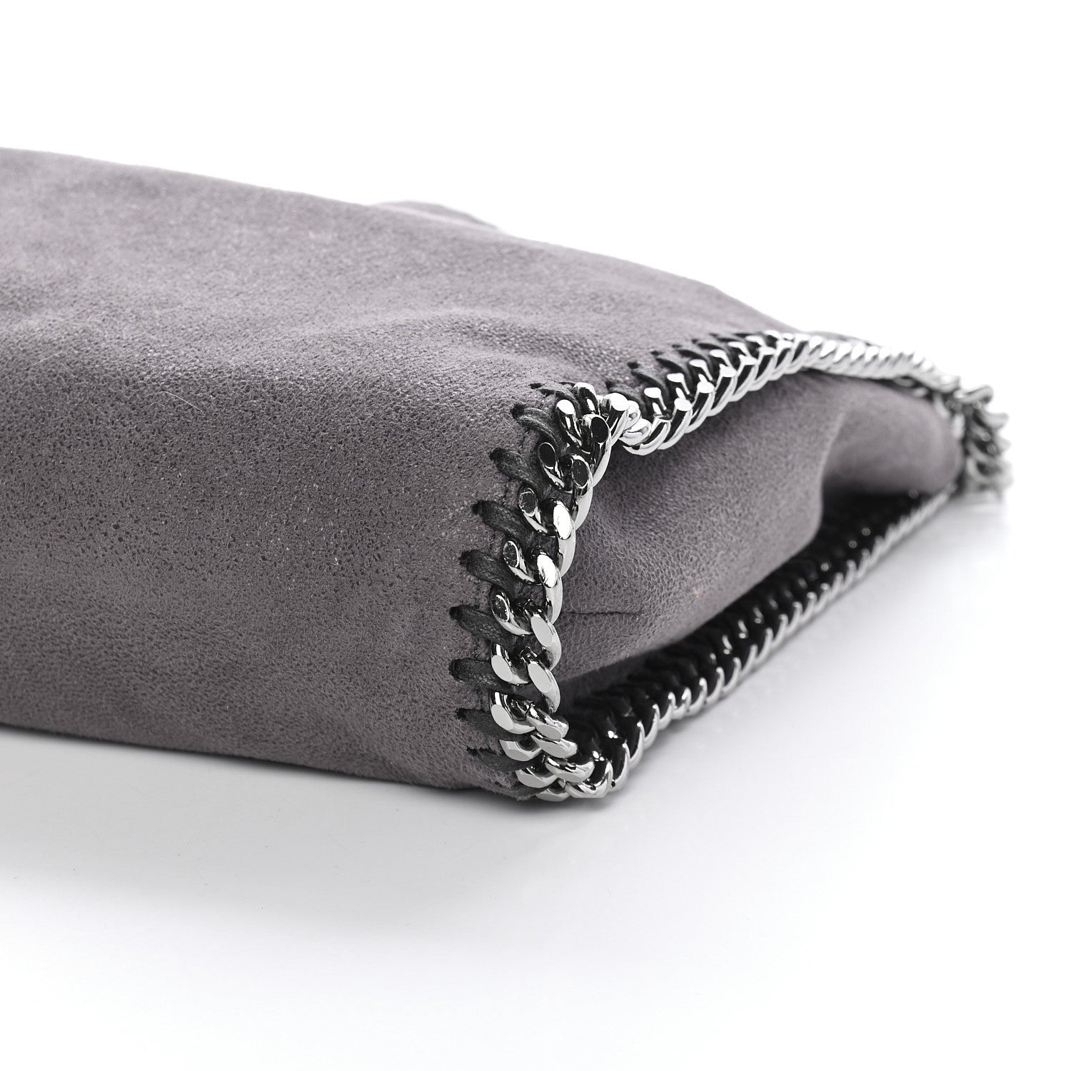 Stella McCartney Shaggy Deer Falabella Fold Over Tote Grey 8 of 8