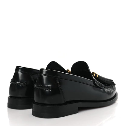 Christian Dior Brushed Calfskin The D-Academy Loafers 35.5 Black 4 of 9