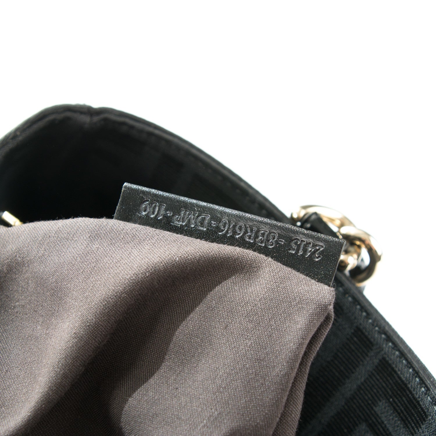 Fendi Zucca Enamel Mia Tote Black 7 of 7