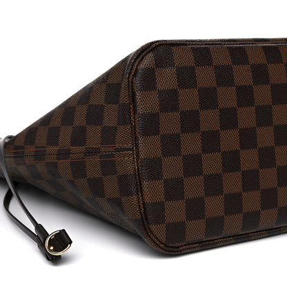 Louis Vuitton Damier Ebene Neo Neverfull MM Rose Ballerine 9 of 17