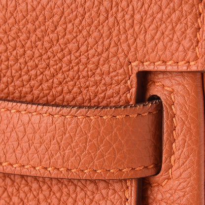 Hermes Togo Kelly Retourne 35 Orange 33 of 34