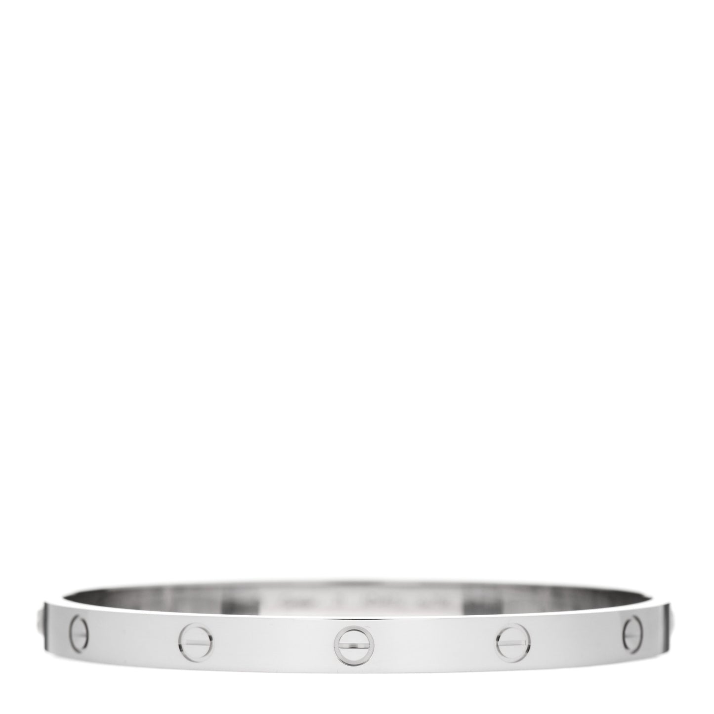 18K White Gold LOVE Bracelet 21