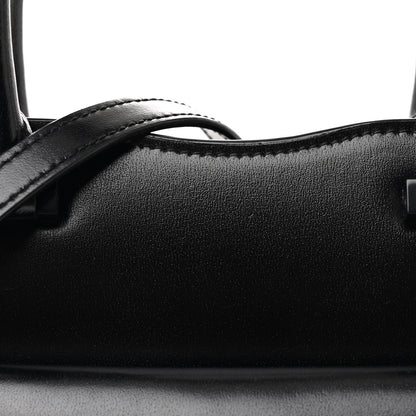 Saint Laurent Shiny Calfskin Small Uptown Tote Black 8 of 13