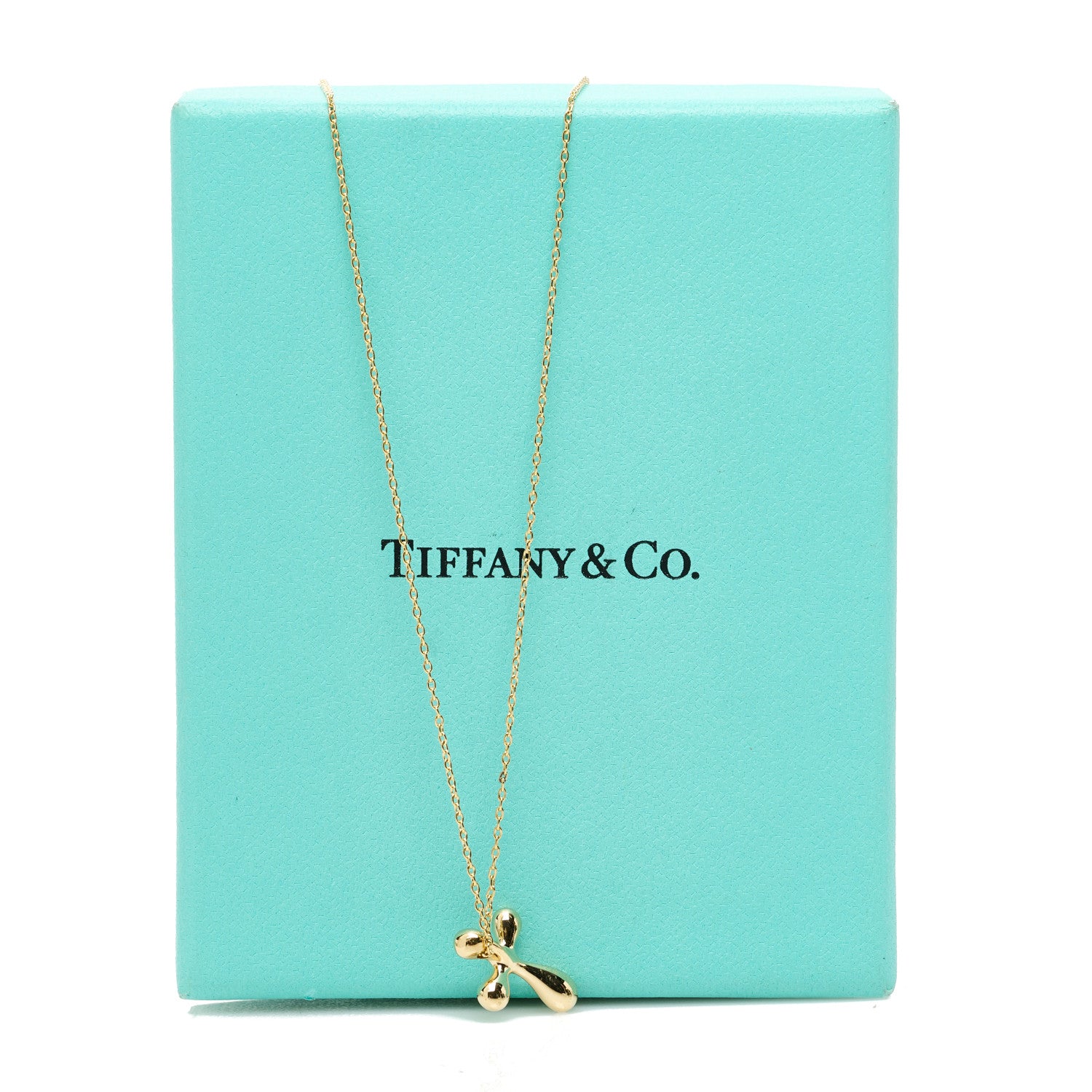 Tiffany 18K Yellow Gold 12mm Elsa Peretti Cross Pendant Necklace 6 of 6