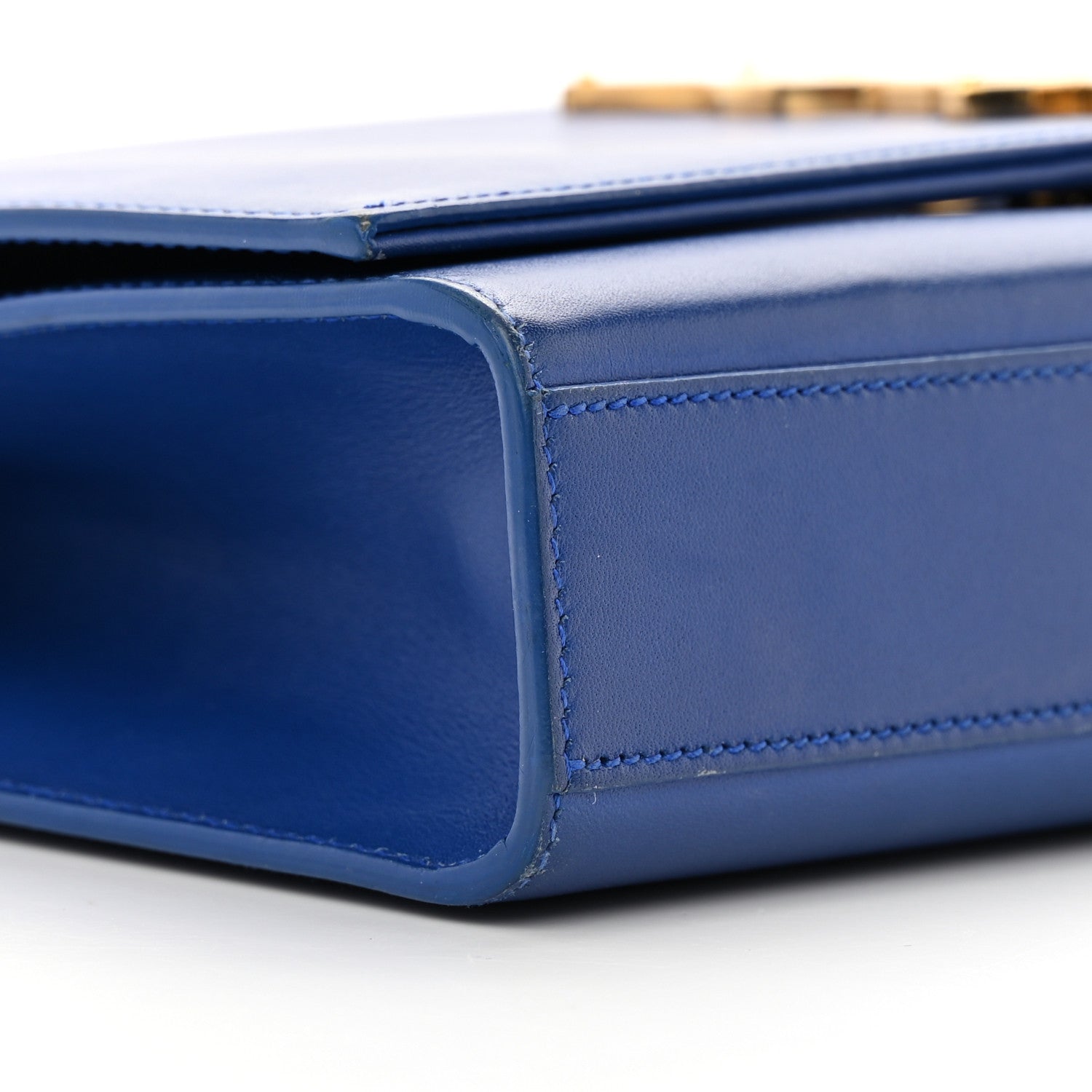 Saint Laurent Smooth Calfskin Medium Classic Monogram Kate Tassel Satchel Royal Blue 8 of 21