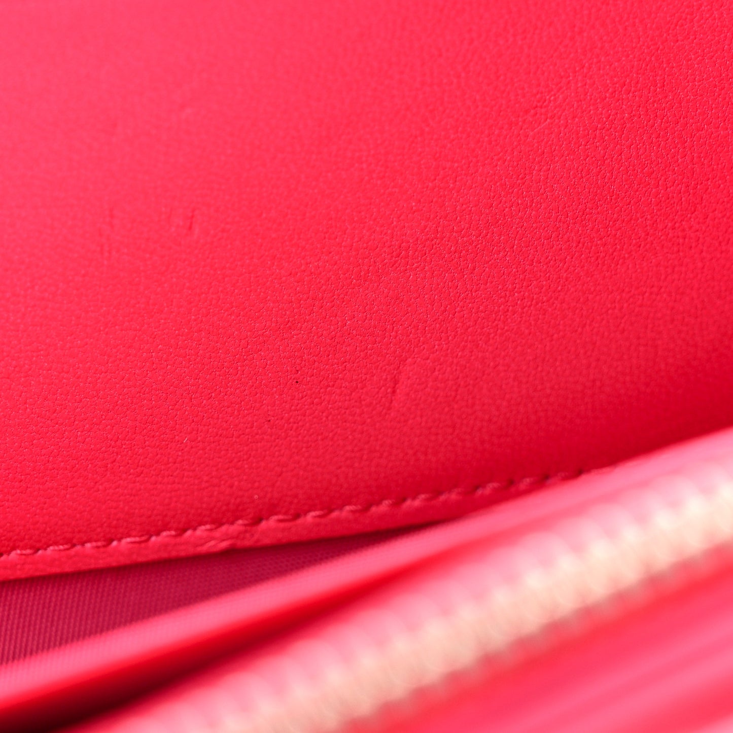 Lambskin Cannage Lady Dior Flap Wallet Pink
