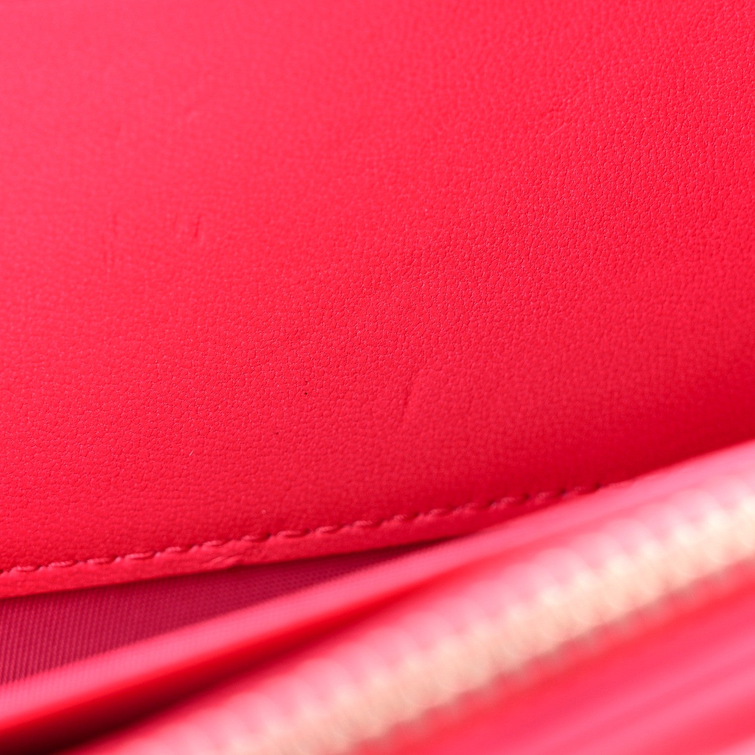 Christian Dior Lambskin Cannage Lady Dior Flap Wallet Pink 9 of 11