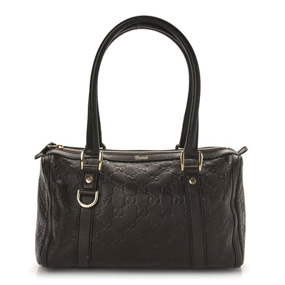 Gucci Guccissima Small Abbey Boston Dark Brown 1 of 10