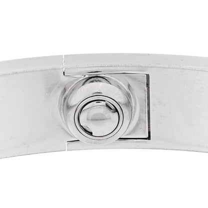 Cartier 18K White Gold 4 Diamond LOVE Bracelet 5 of 8