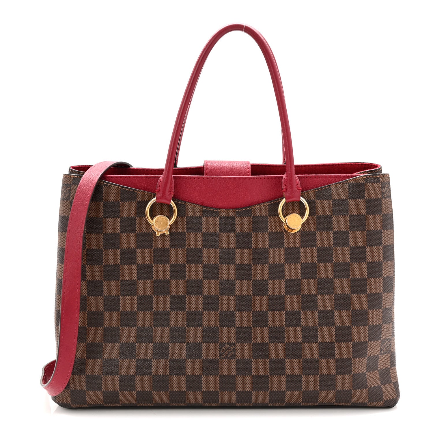 Louis Vuitton Damier Ebene LV Riverside Lie De Vin 1 of 13