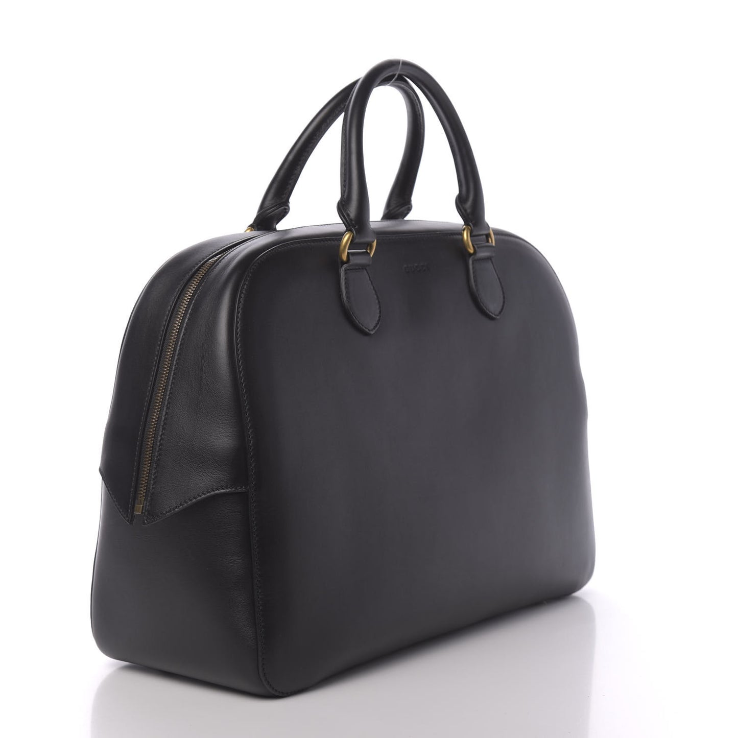Calfskin Embossed L'Aveugle Par Amour Duffle Black