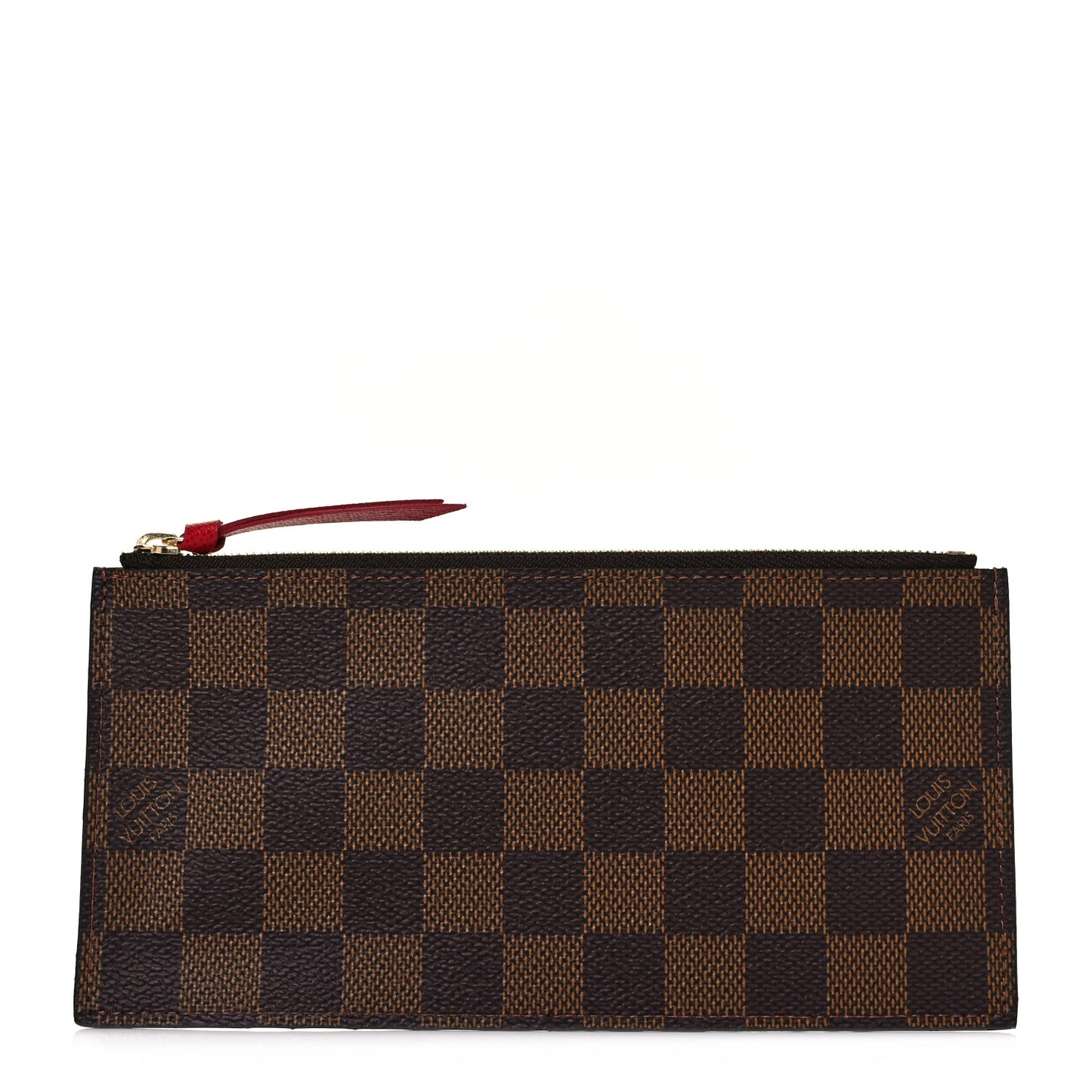 Damier Ebene Felicie Chain Wallet Zippered Insert