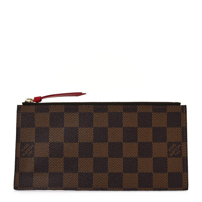 Louis Vuitton Damier Ebene Felicie Chain Wallet Zippered Insert 1 of 8