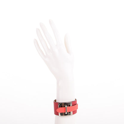 Hermes Epsom Swift Intense S Bracelet Rouge Grenat Rose Jaipur 2 of 5