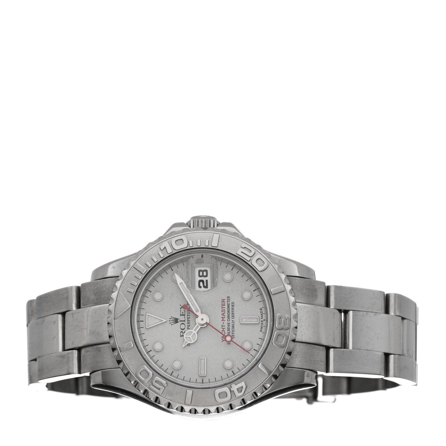 Stainless Steel Platinum 29mm Yacht-Master Watch Silver 169622