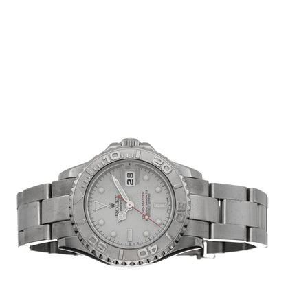 Rolex Stainless Steel Platinum 29mm Yacht-Master Watch Silver 169622 2 of 4