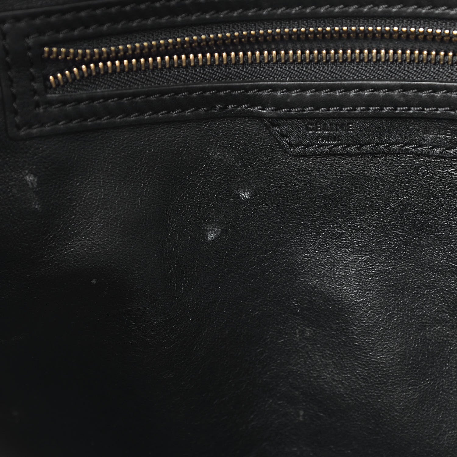 Celine Smooth Calfskin Mini Luggage Black 12 of 17