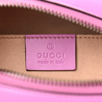 Gucci Calfskin Matelasse Mini GG Marmont Chain Shoulder Bag Candy Mousse 6 of 11