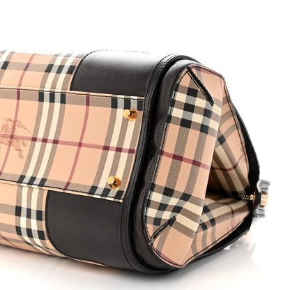 Burberry Haymarket Check Small Gladstone Chocolate 10 of 18