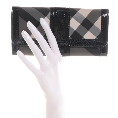 Burberry Beat Check Penrose Continental Wallet Black 2 of 7