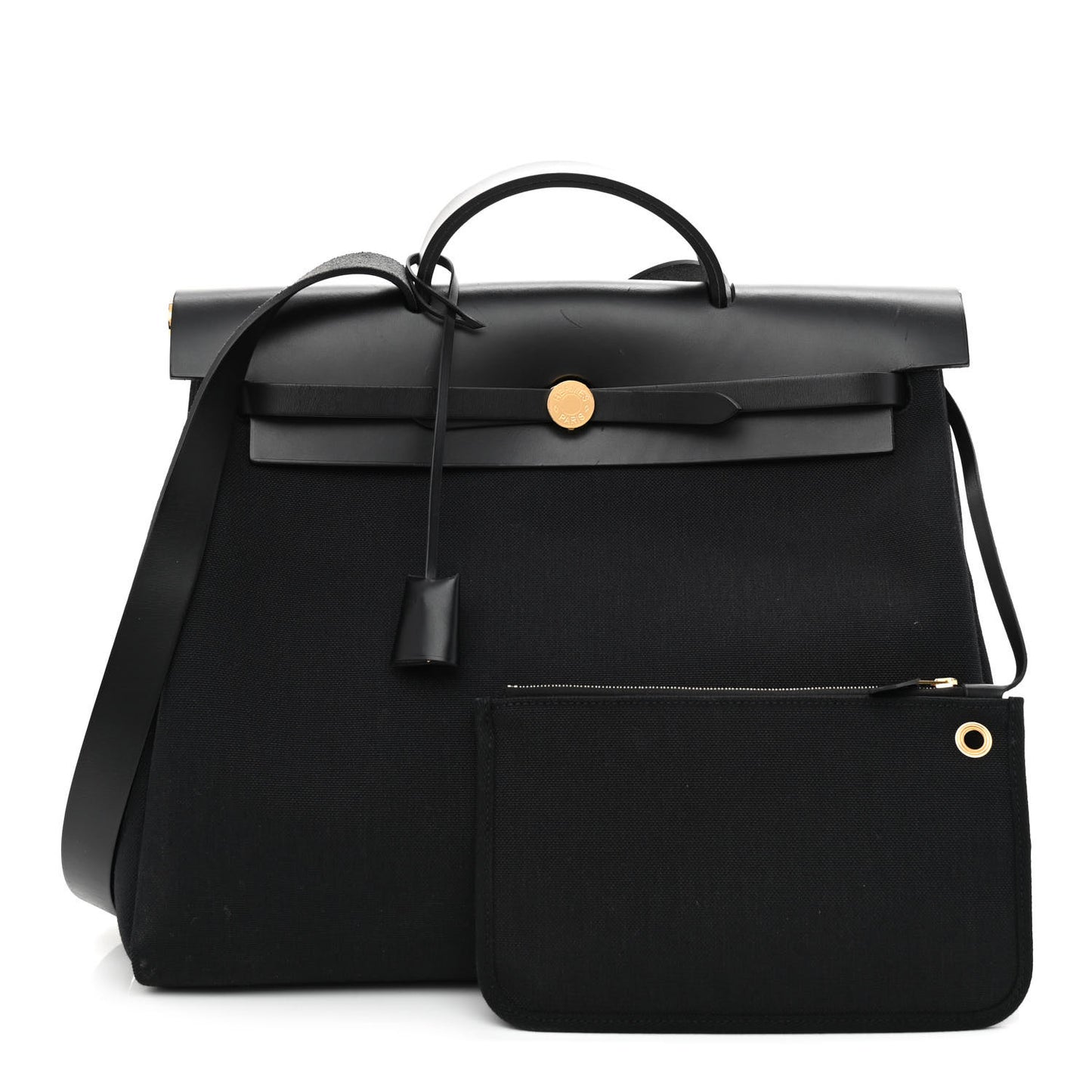 Toile Vache Calfskin Herbag 39 MM Black