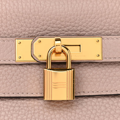Hermes Taurillon Clemence Kelly Retourne 32 Glycine 8 of 12