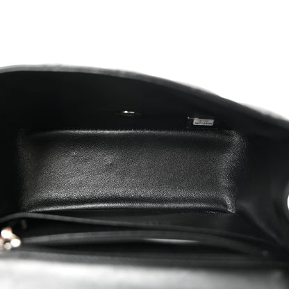 Chanel Lambskin Quilted Mini Square Flap Black 5 of 13