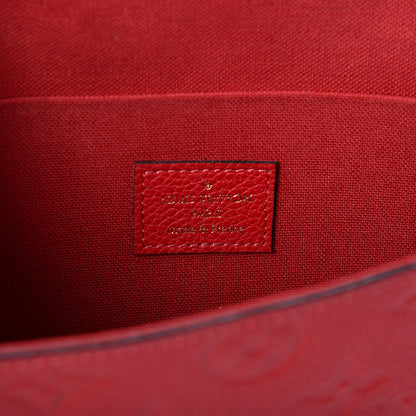Louis Vuitton Empreinte Pochette Felicie Chain Wallet Scarlet 5 of 12