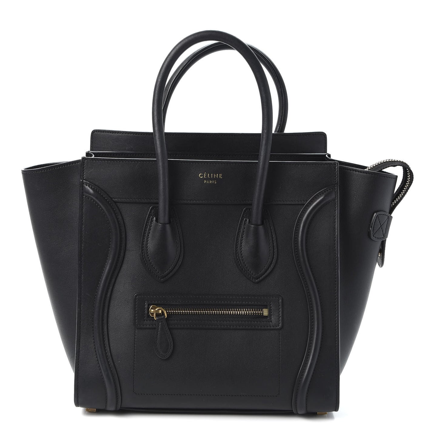 Smooth Calfskin Micro Luggage Black