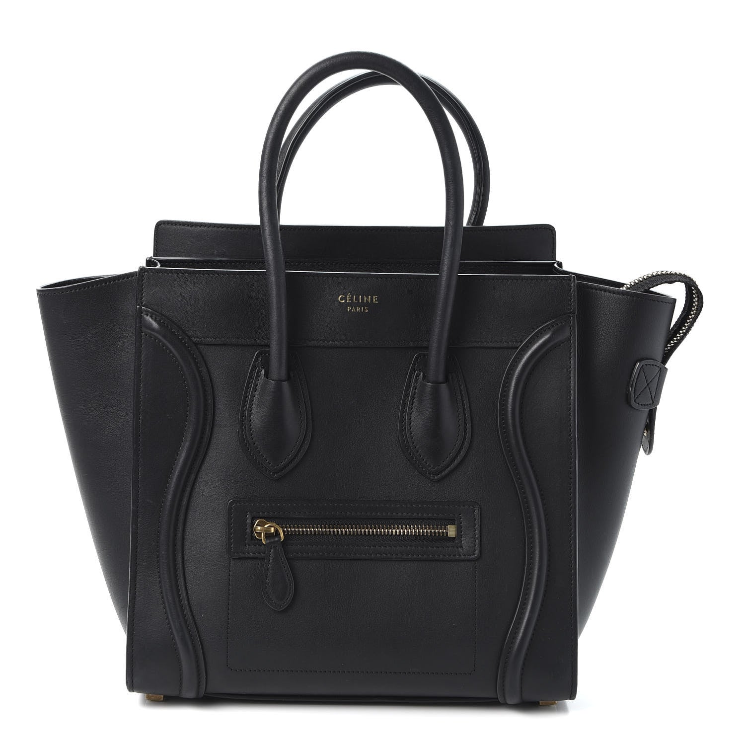 Celine Smooth Calfskin Micro Luggage Black 1 of 9