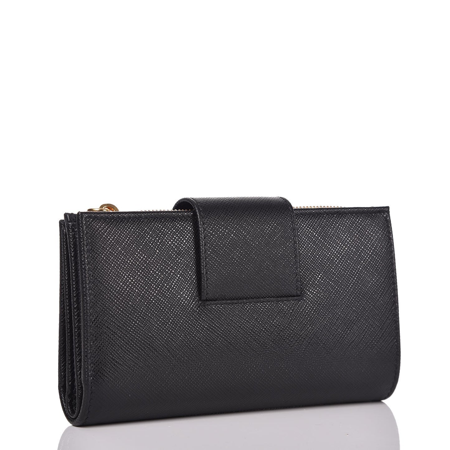 Saffiano Metal Medium Wallet Black