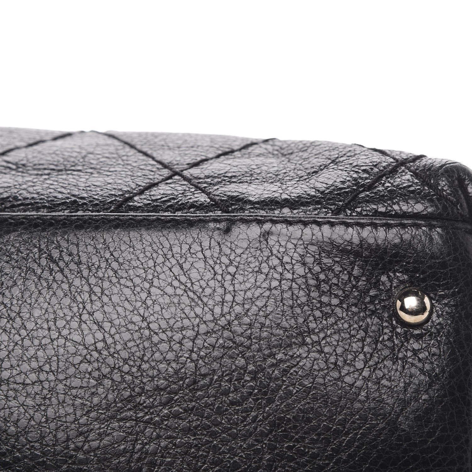 Chanel Glazed Calfskin Large On The Road Tote Black 11 of 14