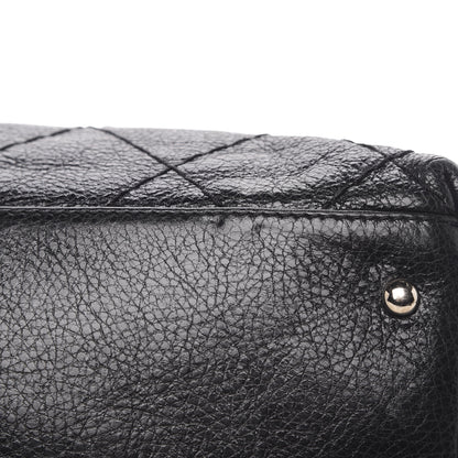 Chanel Glazed Calfskin Large On The Road Tote Black 11 of 14