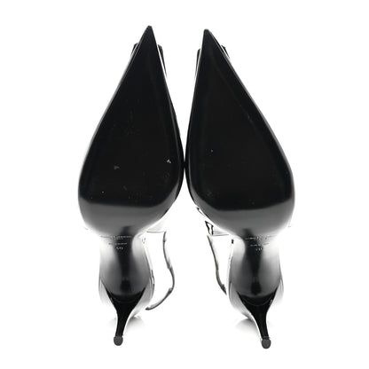 Saint Laurent Vernice Grupy Avenue 95 Slingback Pumps 40 Black 5 of 9