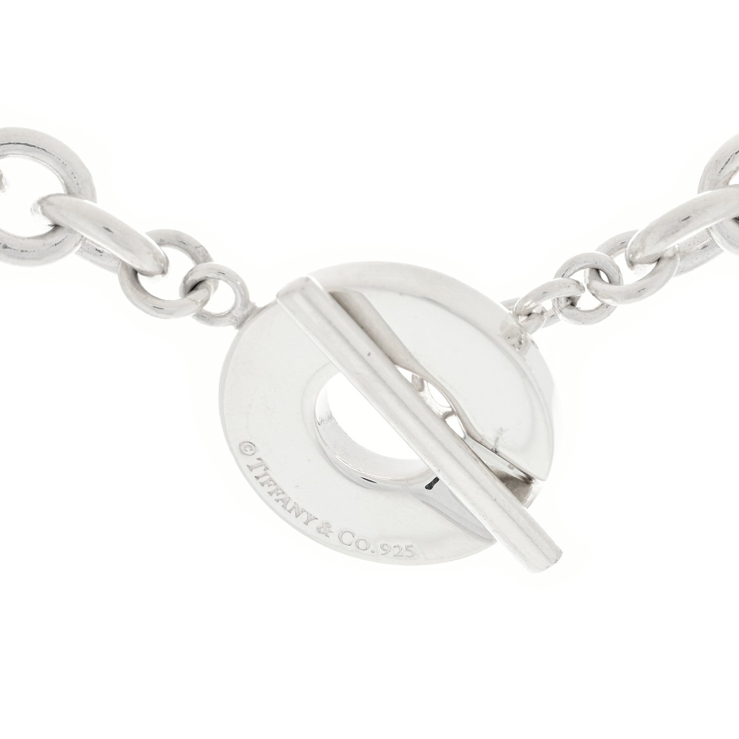 Tiffany Sterling Silver 1837 Toggle Necklace 3 of 3