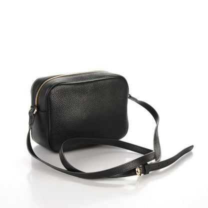 Gucci Pebbled Calfskin Small Soho Disco Bag Black 3 of 7