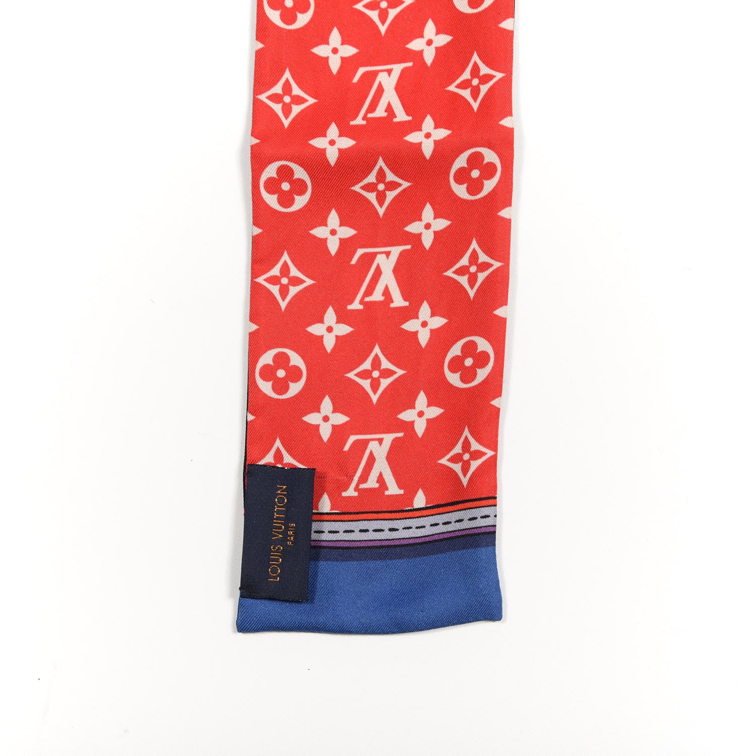 Louis Vuitton Silk Monogram Superstition Bandeau Black 4 of 4