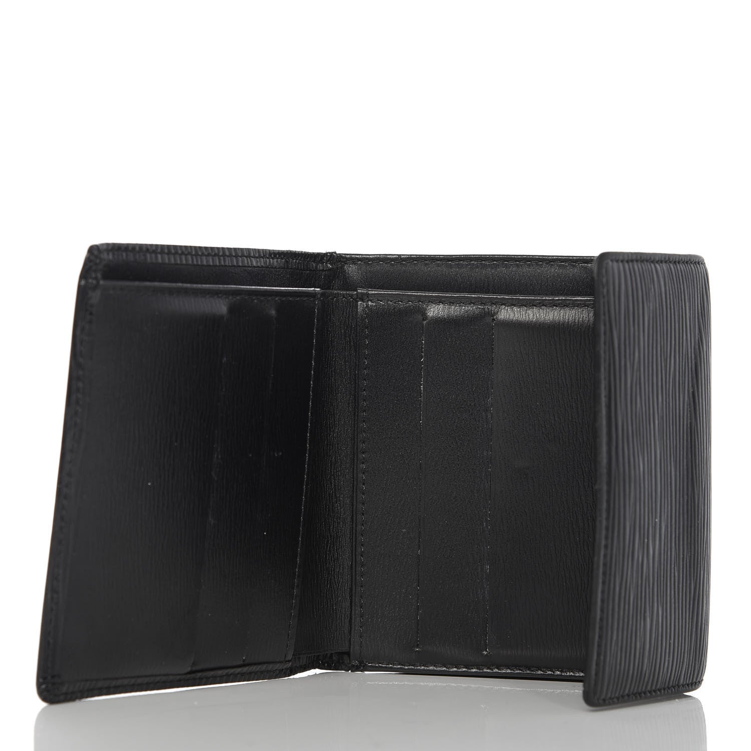 Louis Vuitton Epi Elise Wallet Black 5 of 7