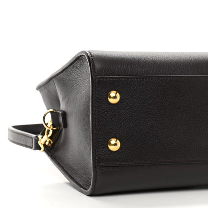 Saint Laurent Calfskin Monogram Baby Cabas Brown 9 of 10