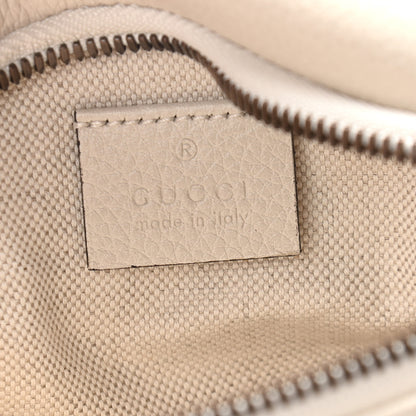 Gucci Grained Calfskin Small Logo Belt Bag White 8 of 9
