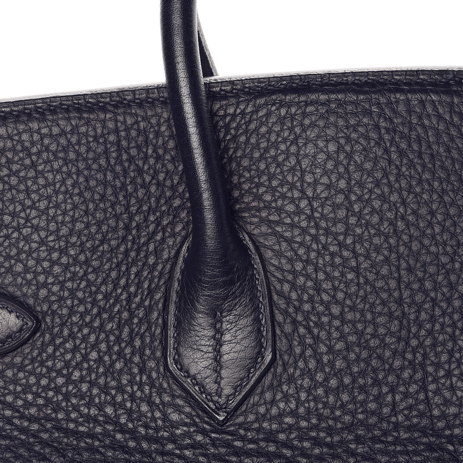 Hermes Taurillon Clemence Birkin 35 Bleu Indigo 29 of 36