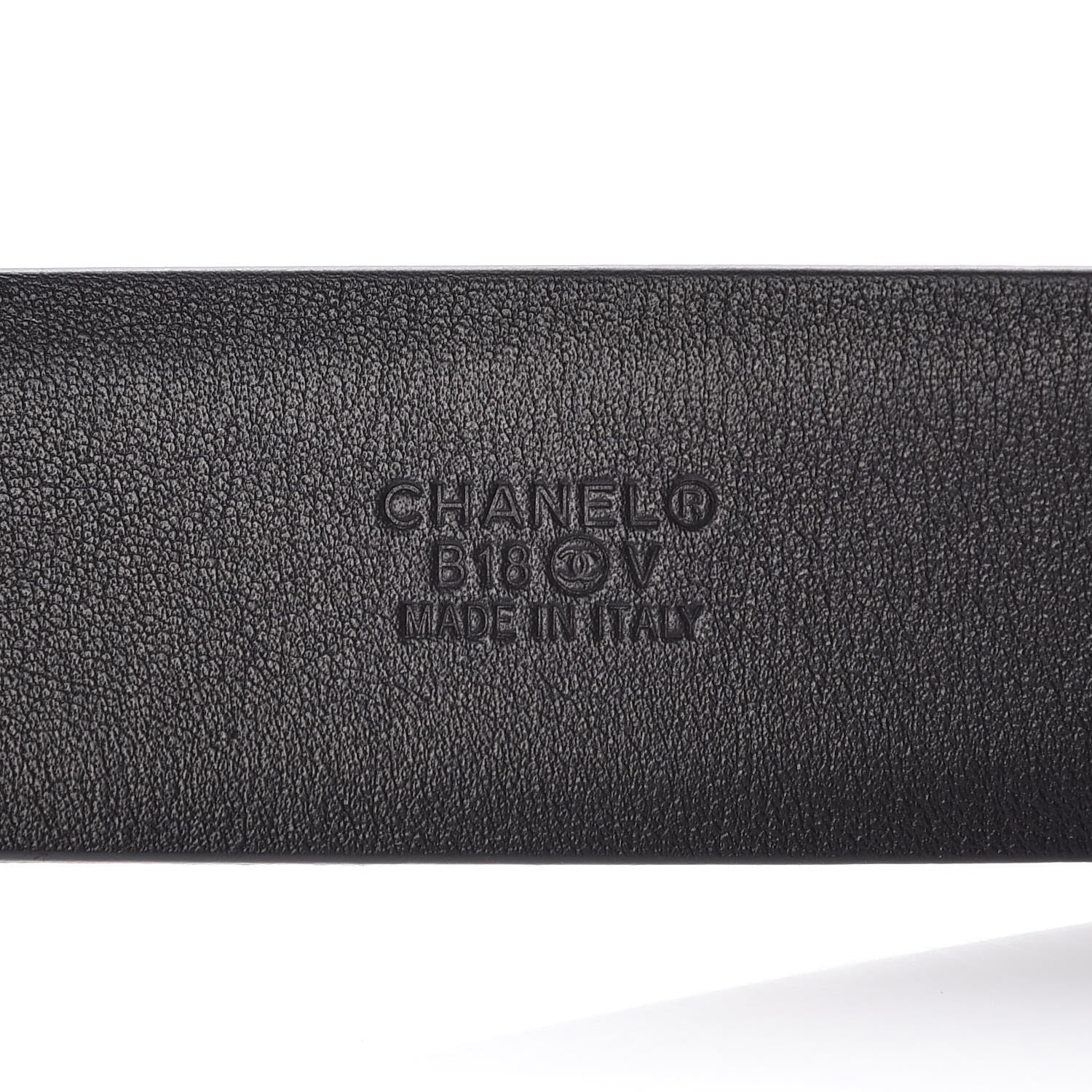 Chanel Calfskin CC Chain Belt 85 34 Black 4 of 8