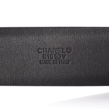 Chanel Calfskin CC Chain Belt 85 34 Black 4 of 8