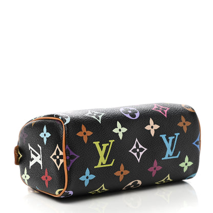 Louis Vuitton Monogram Multicolor Mini Sac HL Speedy Black 4 of 6