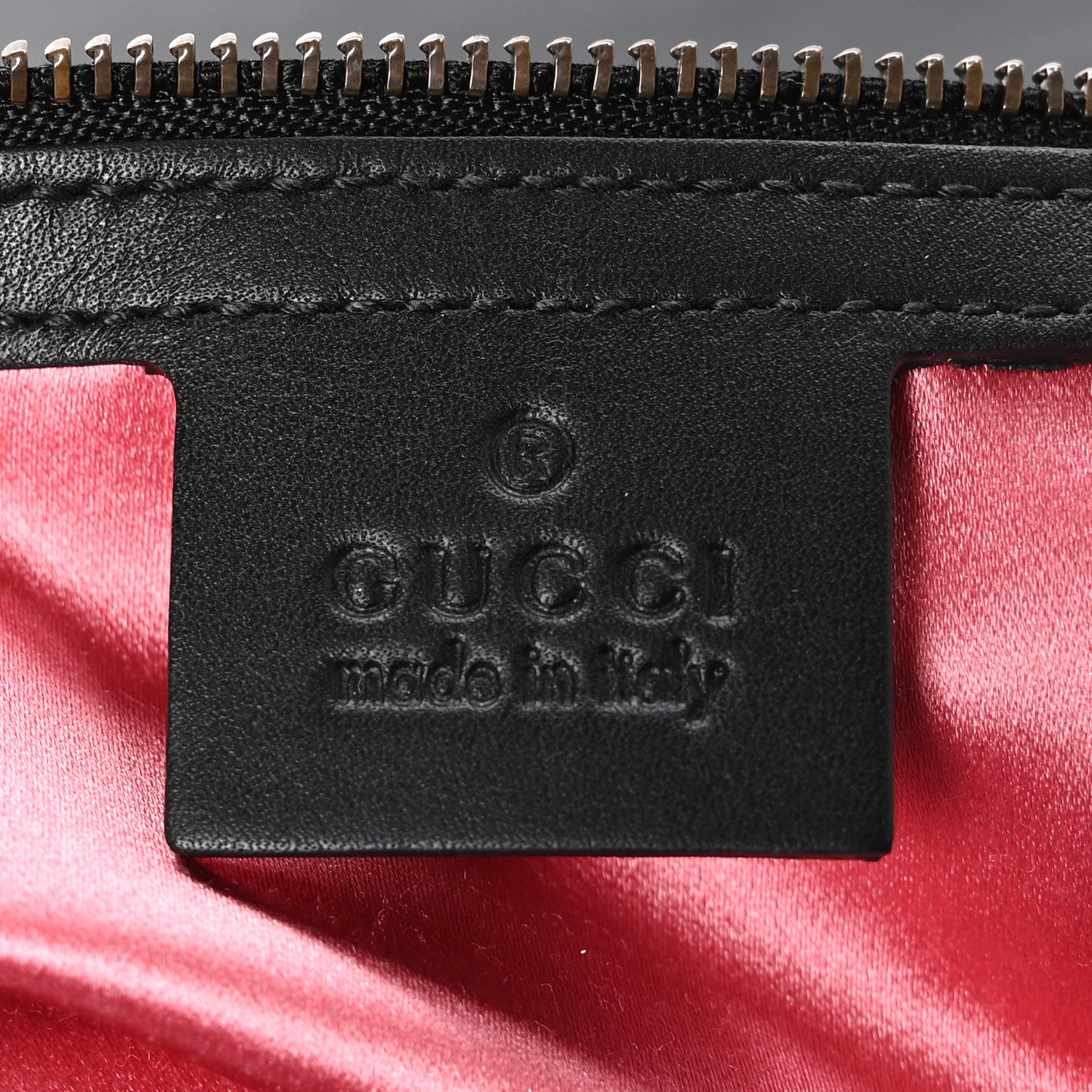 Gucci Calfskin Matelasse Small GG Marmont Shoulder Bag Black White 6 of 11