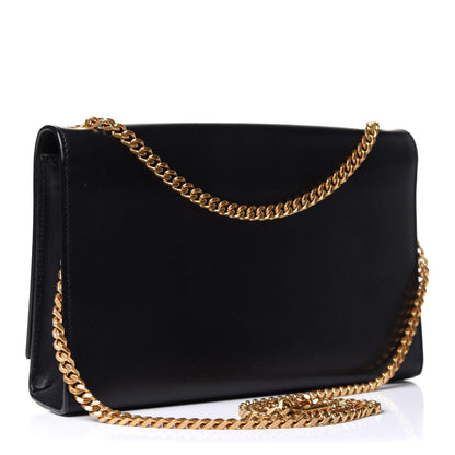 Saint Laurent Smooth Calfskin Medium Classic Monogram Kate Tassel Satchel Black 3 of 10