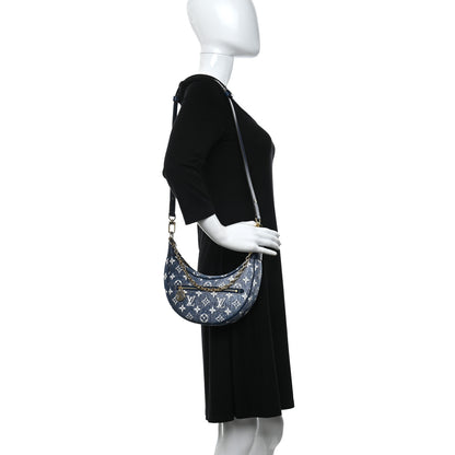 Louis Vuitton Monogram Jacquard Denim Loop Bleu 3 of 8