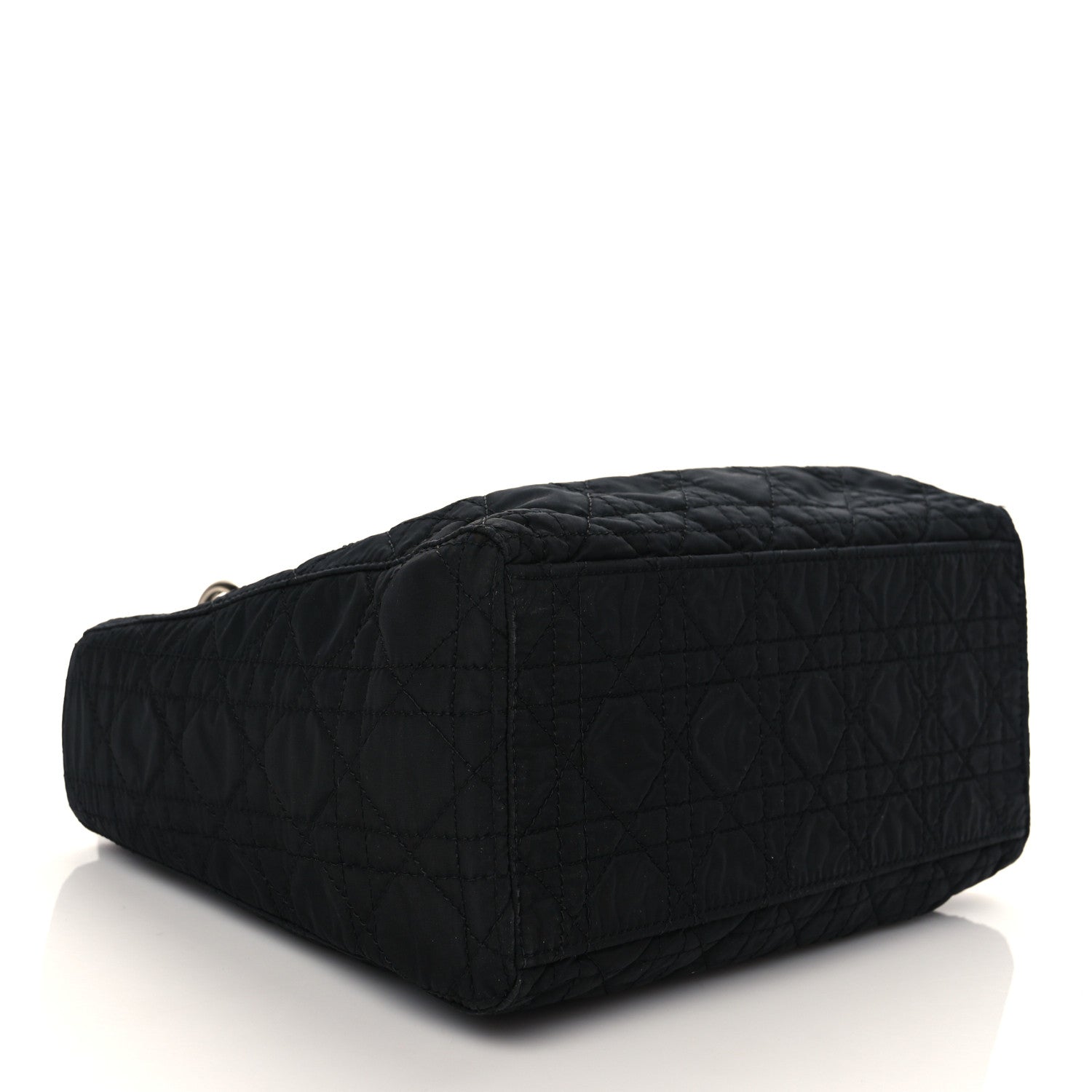 Christian Dior Nylon Cannage Medium Lady Dior Black 4 of 11