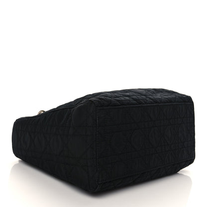 Christian Dior Nylon Cannage Medium Lady Dior Black 4 of 11