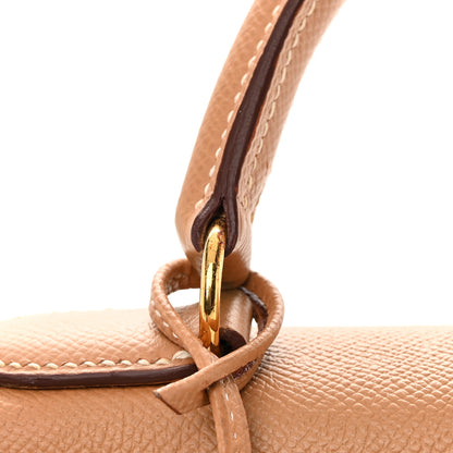 Hermes Courchevel Kelly Retourne 28 Naturelle 18 of 19